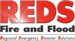 Red's Fire and Flood Logo